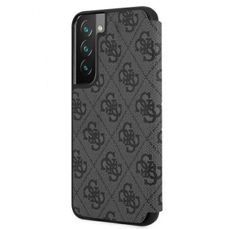 Guess GUBKS22MG4GFGR S22+ S906 szary/grey book 4G Metal Gold Logo