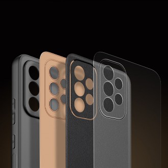 Dux Ducis Yolo elegant cover made of ecological leather for Samsung Galaxy A53 5G black