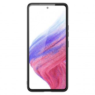 Dux Ducis Yolo elegant cover made of ecological leather for Samsung Galaxy A53 5G black