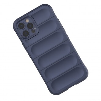 Pouzdro Magic Shield Case pro iPhone 12 Pro flexibilní pancéřový kryt vínové barvy