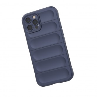 Pouzdro Magic Shield Case pro iPhone 12 Pro flexibilní pancéřový kryt vínové barvy