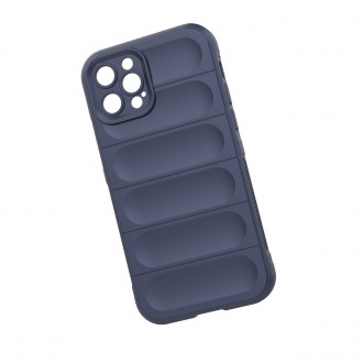 Pouzdro Magic Shield Case pro iPhone 12 Pro flexibilní pancéřový kryt vínové barvy