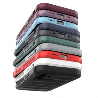Pouzdro Magic Shield Case pro iPhone 13 flexibilní pancéřový kryt vínové barvy