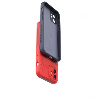 Pouzdro Magic Shield Case pro iPhone 13 flexibilní pancéřový kryt vínové barvy