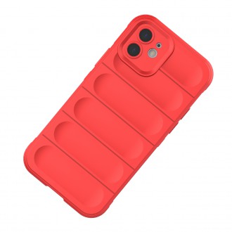 Pouzdro Magic Shield Case pro iPhone 13 flexibilní pancéřový kryt vínové barvy