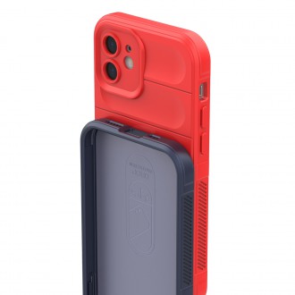 Pouzdro Magic Shield Case pro iPhone 13 flexibilní pancéřový kryt vínové barvy