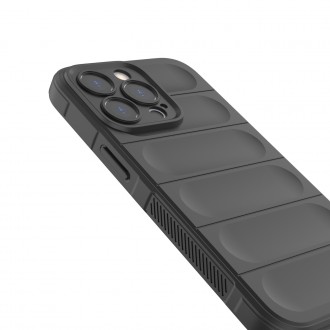 Pouzdro Magic Shield Case pro iPhone 13 Pro flexibilní pancéřový kryt vínové barvy