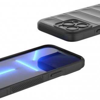Ohebný pancéřový kryt Magic Shield Case pro iPhone 13 Pro tmavě modrý