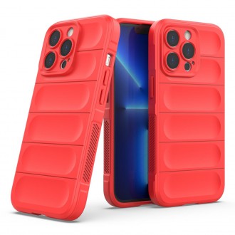 Ohebný pancéřový kryt Magic Shield Case pro iPhone 13 Pro Max červený