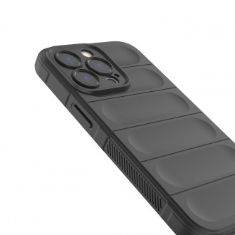 Pouzdro Magic Shield Case pro iPhone 13 Pro Max flexibilní pancéřový kryt vínové barvy