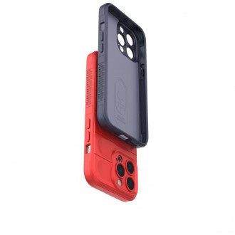 Pouzdro Magic Shield Case pro iPhone 13 Pro Max flexibilní pancéřový kryt vínové barvy