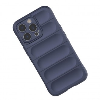 Pouzdro Magic Shield Case pro iPhone 13 Pro Max flexibilní pancéřový kryt vínové barvy