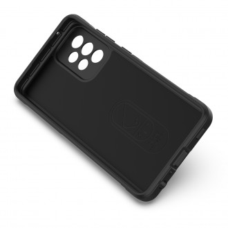Magic Shield Case Cover pro Samsung Galaxy A52s 5G / A52 5G / A52 4G Flexible Armor Cover černý