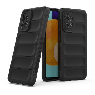 Magic Shield Case Cover pro Samsung Galaxy A52s 5G / A52 5G / A52 4G Flexible Armor Cover černý