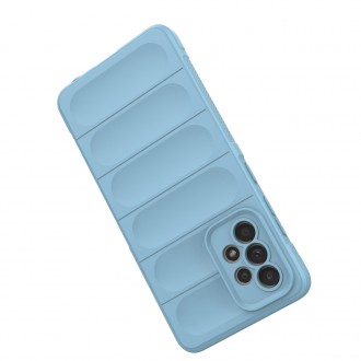 Magic Shield Case Cover pro Samsung Galaxy A52s 5G / A52 5G / A52 4G Flexible Armor Cover světle modrá