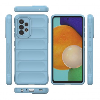 Magic Shield Case Cover pro Samsung Galaxy A52s 5G / A52 5G / A52 4G Flexible Armor Cover světle modrá