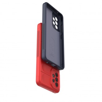 Magic Shield Case Cover pro Samsung Galaxy A52s 5G / A52 5G / A52 4G Flexible Armor Cover světle modrá