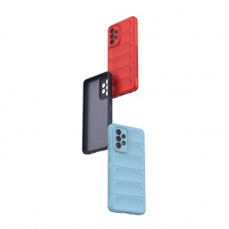 Magic Shield Case Cover pro Samsung Galaxy A52s 5G / A52 5G / A52 4G Flexible Armor Cover světle modrá