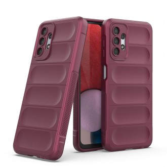 Pouzdro Magic Shield Case pro Samsung Galaxy A13 5G flexibilní vínový pancéřový kryt