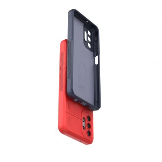 Pouzdro Magic Shield Case pro Samsung Galaxy A13 5G flexibilní vínový pancéřový kryt