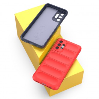 Pouzdro Magic Shield Case pro Samsung Galaxy A13 5G flexibilní vínový pancéřový kryt