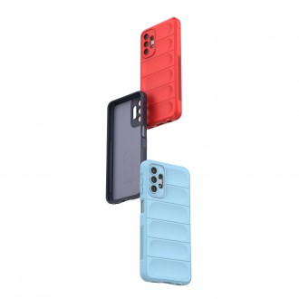Pouzdro Magic Shield Case pro Samsung Galaxy A13 5G flexibilní vínový pancéřový kryt