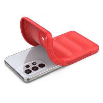 Magic Shield Case pro Samsung Galaxy A33 5G flexibilní pancéřový kryt červený