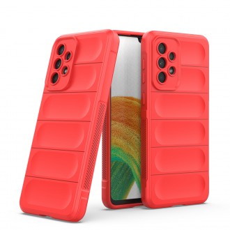 Magic Shield Case pro Samsung Galaxy A33 5G flexibilní pancéřový kryt červený