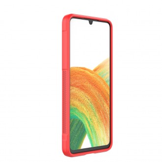 Magic Shield Case pro Samsung Galaxy A33 5G flexibilní pancéřový kryt červený
