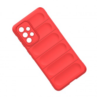 Pouzdro Magic Shield Case pro Samsung Galaxy A33 5G flexibilní pancéřový kryt vínové barvy