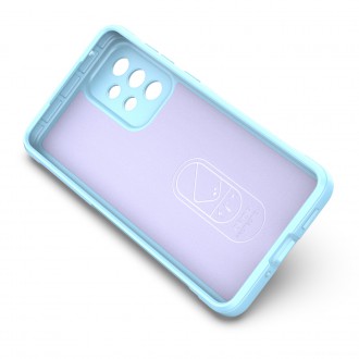 Magic Shield Case pro Samsung Galaxy A33 5G flexibilní pancéřový kryt světle modrý