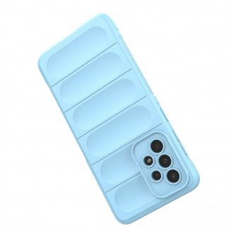 Magic Shield Case pro Samsung Galaxy A33 5G flexibilní pancéřový kryt světle modrý