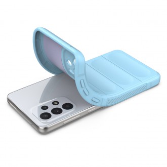 Magic Shield Case pro Samsung Galaxy A33 5G flexibilní pancéřový kryt světle modrý