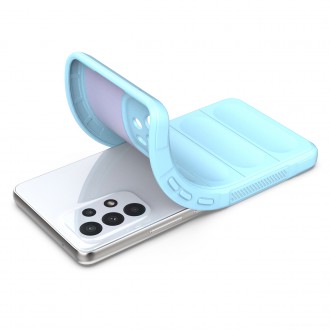 Magic Shield Case pro Samsung Galaxy A53 5G flexibilní pancéřový kryt světle modrý
