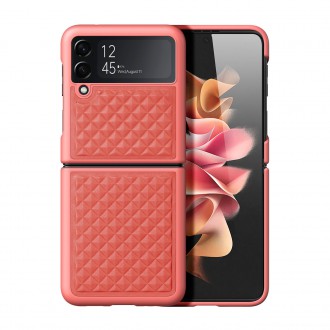Dux Ducis Venice Leather Case for Samsung Galaxy Z Flip 3 Genuine Leather Red