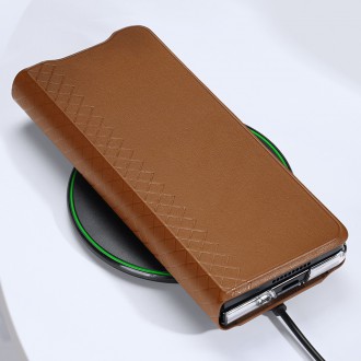 Dux Ducis Bril case for Samsung Galaxy Z Fold4 with a flip wallet stand black
