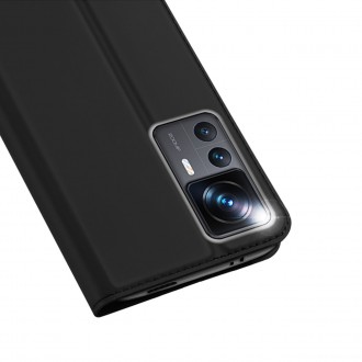 Dux Ducis Skin Pro case Xiaomi 12T Pro / 12T wallet holster cover with flip black