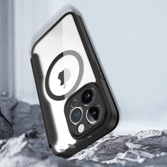 Dux Ducis Skin X Pro case iPhone 14 Pro MagSafe magnetic flip cover black