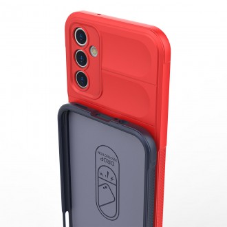 Magic Shield Case pro Samsung Galaxy A14 flexibilní pancéřový kryt modrý