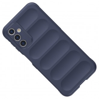Magic Shield Case pro Samsung Galaxy A14 flexibilní pancéřový kryt modrý