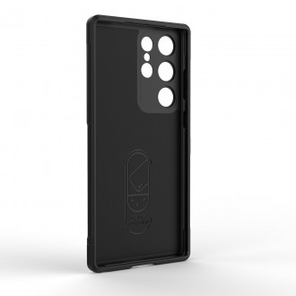 Magic Shield Case pro Samsung Galaxy S23 Ultra flexibilní pancéřové pouzdro modré