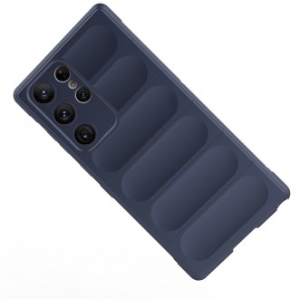 Magic Shield Case pro Samsung Galaxy S23 Ultra flexibilní pancéřové pouzdro modré