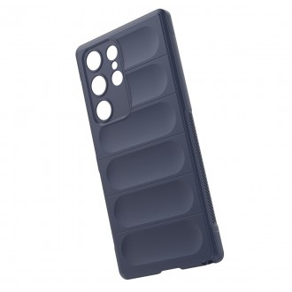 Magic Shield Case pro Samsung Galaxy S23 Ultra flexibilní pancéřové pouzdro modré