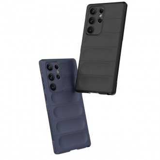 Magic Shield Case pro Samsung Galaxy S23 Ultra flexibilní pancéřové pouzdro modré