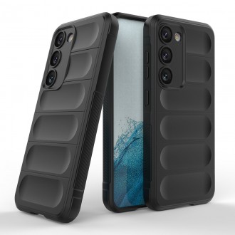 Pouzdro Magic Shield Case pro Samsung Galaxy S23+ flexibilní pancéřový kryt černý