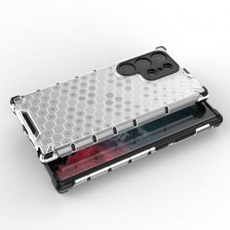 Voštinové pouzdro pro Samsung Galaxy S23 Ultra obrněný hybridní kryt modrý