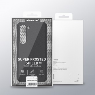 Nillkin Super Frosted Shield Pro pro pancéřové pouzdro Samsung Galaxy S23+ + stojánek na telefon modrý
