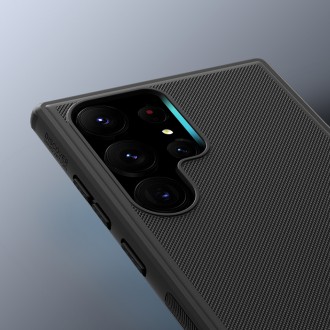 Nillkin Super Frosted Shield Pro pro pancéřové pouzdro Samsung Galaxy S23 Ultra + stojánek na telefon modrý