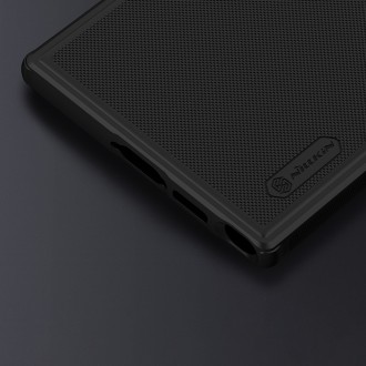 Nillkin Super Frosted Shield Pro pro pancéřové pouzdro Samsung Galaxy S23 Ultra + stojánek na telefon modrý