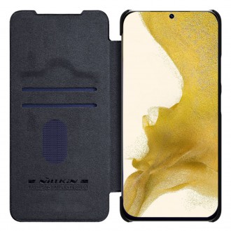 Nillkin Qin Leather Pro Case pro Samsung Galaxy S23 Flip Cover Cover Camera Black